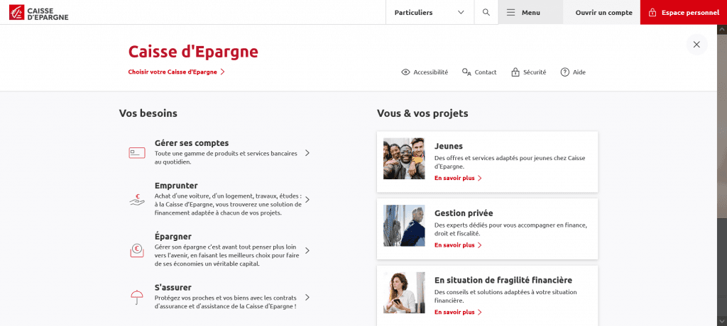 Caisse d&rsquo;epargne screenshot 1