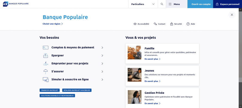 Banque populaire screenshot 3